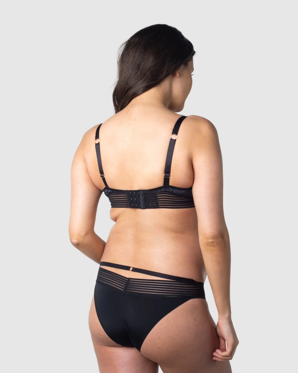 Ambition T-Shirt Nursing Bra - Onyx - Image 5