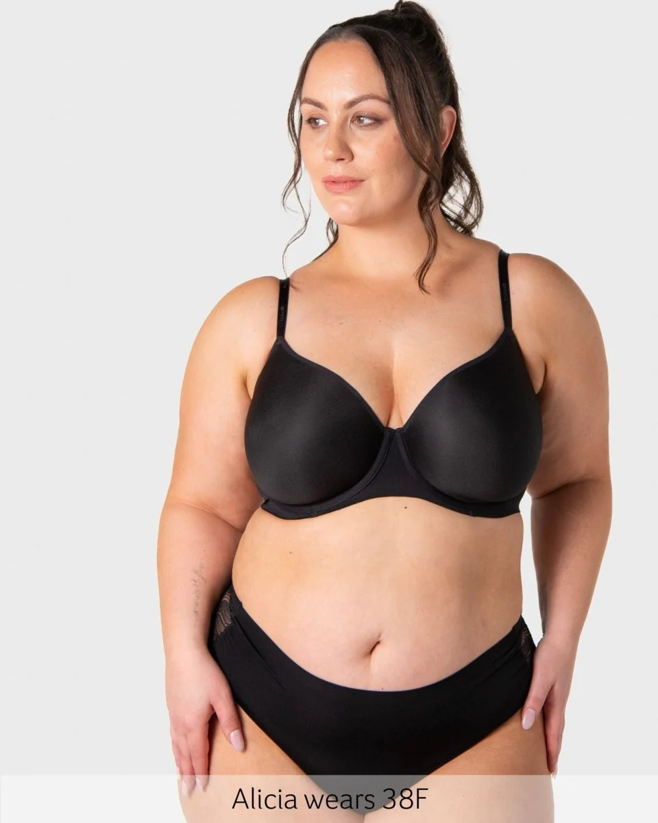 Effortless Sculpt T-shirt Bra - Black - Image 3