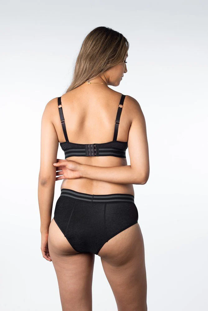 Elevate Black Moderate Leakproof Hi Brief - Image 3