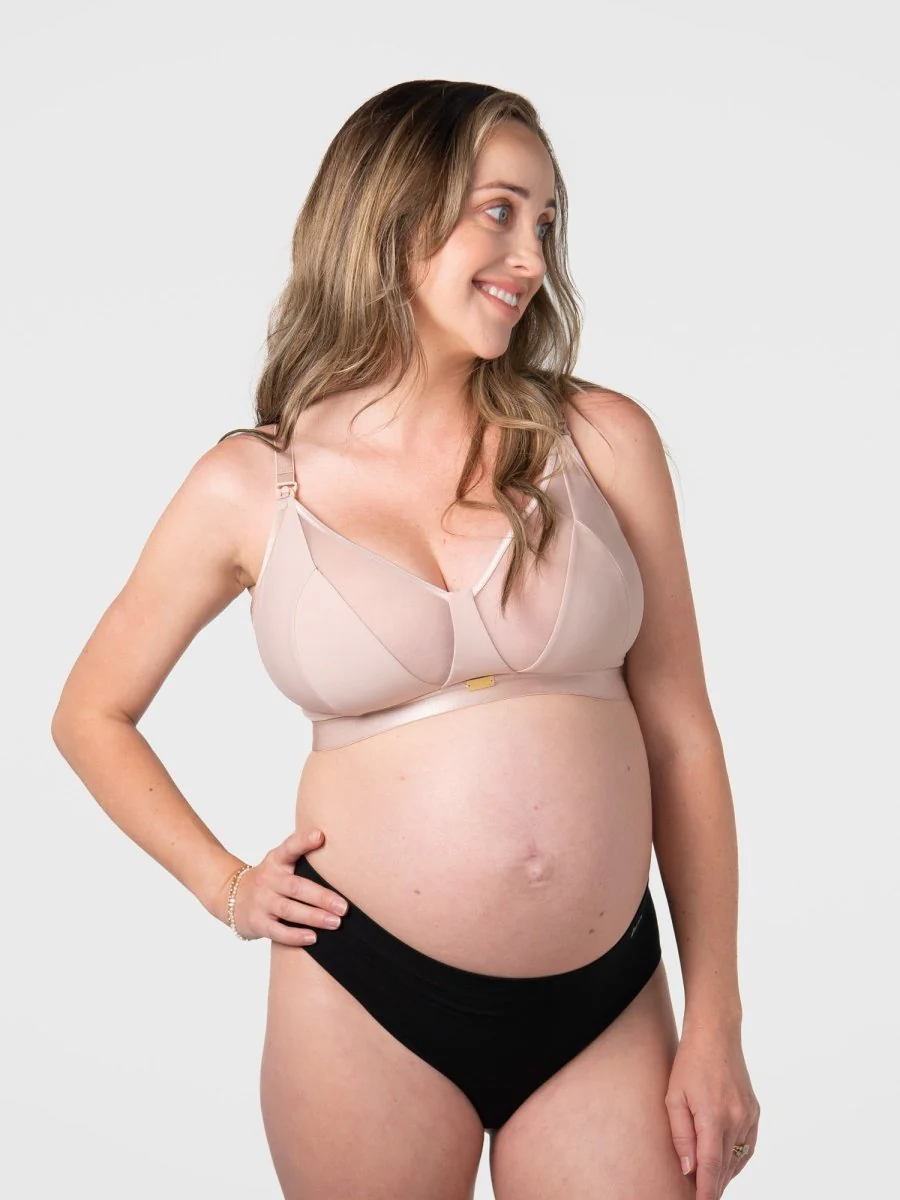 Flawless Full Cup Plunge Nursing Bra - Cashmere - Image 7