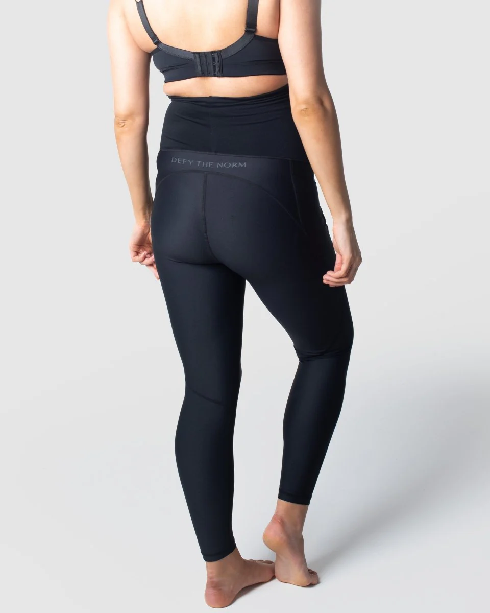 Focus Black Maternity Sports Leggings - Image 3