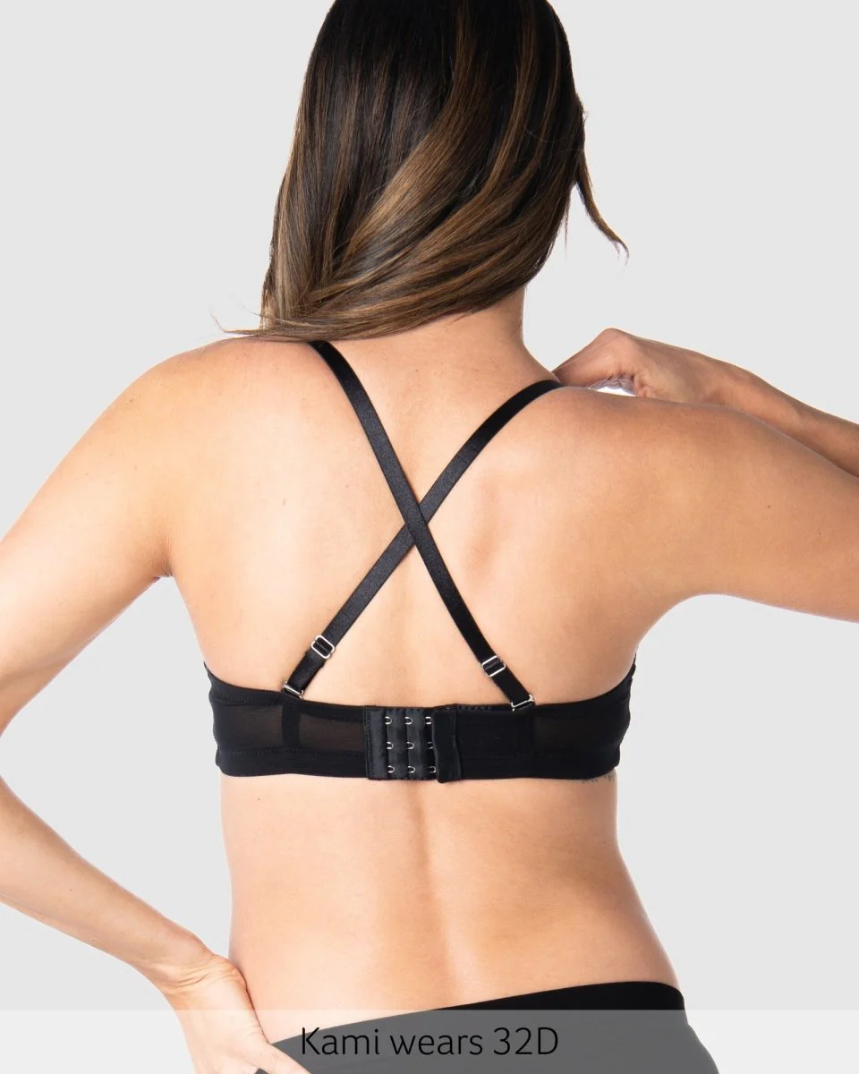 Forever Yours T-Shirt Nursing Bra - Black - Image 7