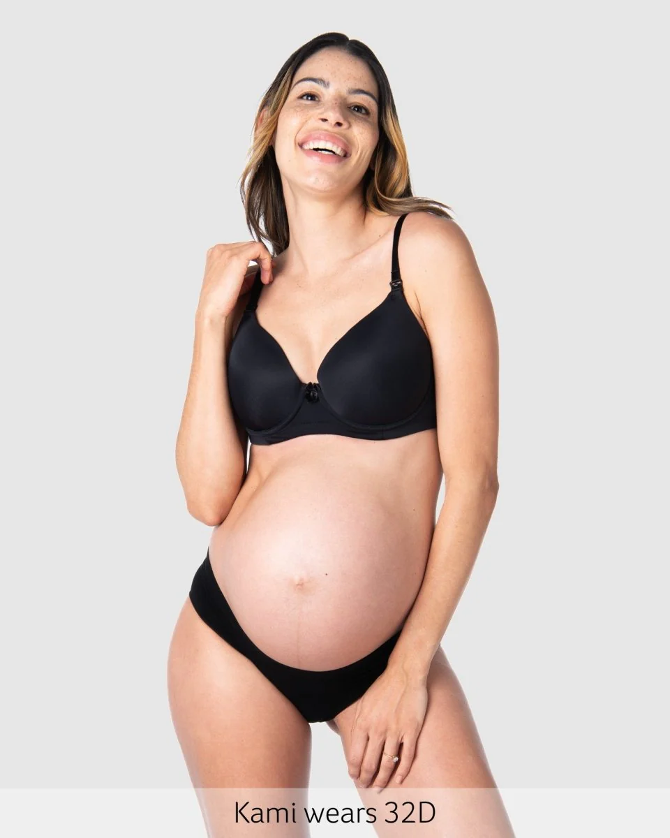 Forever Yours T-Shirt Nursing Bra - Black - Image 9