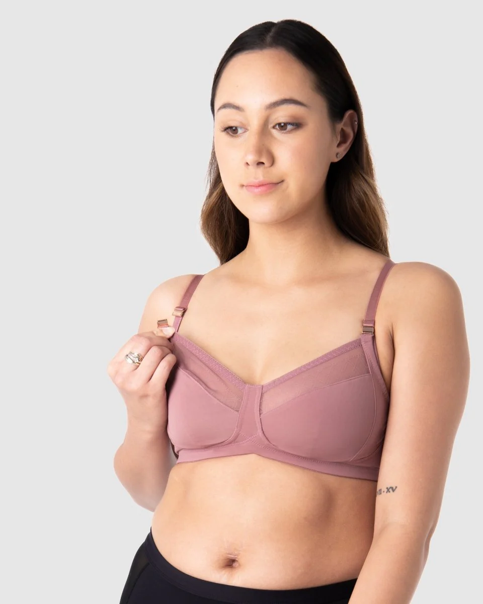 Lunar Eclipse Nursing Bra - Antique Rose - Image 4