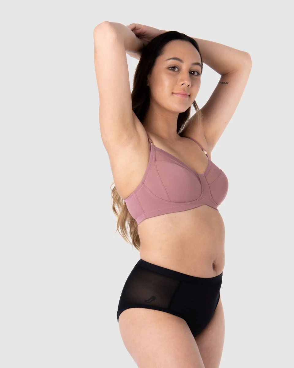 Lunar Eclipse Nursing Bra - Antique Rose - Image 7