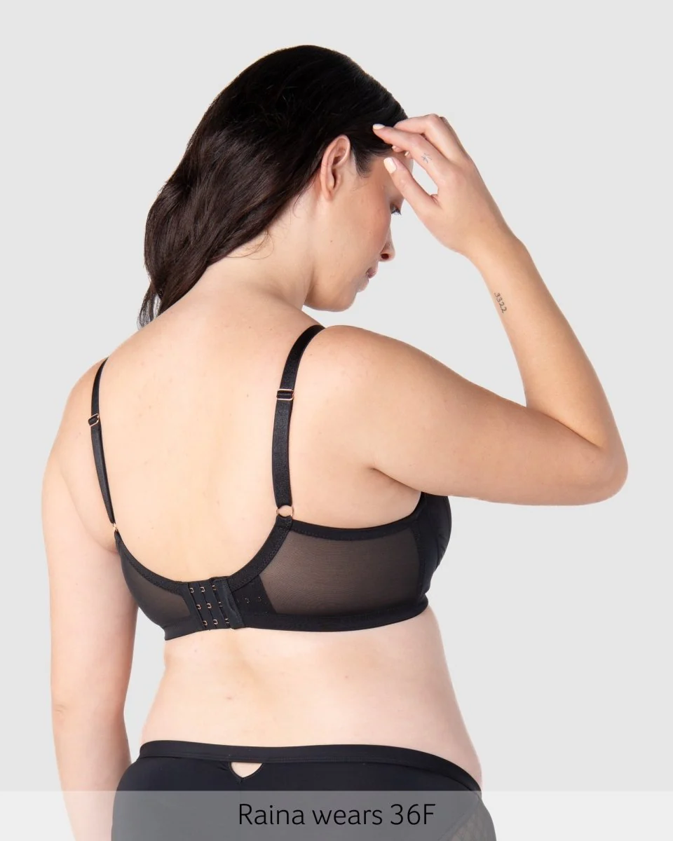 Lunar Eclipse Full Cup Nursing Bra - Black - Image 7
