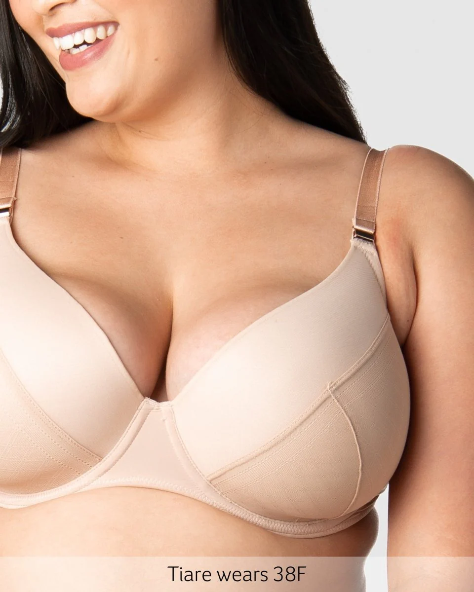 Lunar Eclipse T-Shirt Nursing Bra - Cashmere - Image 4