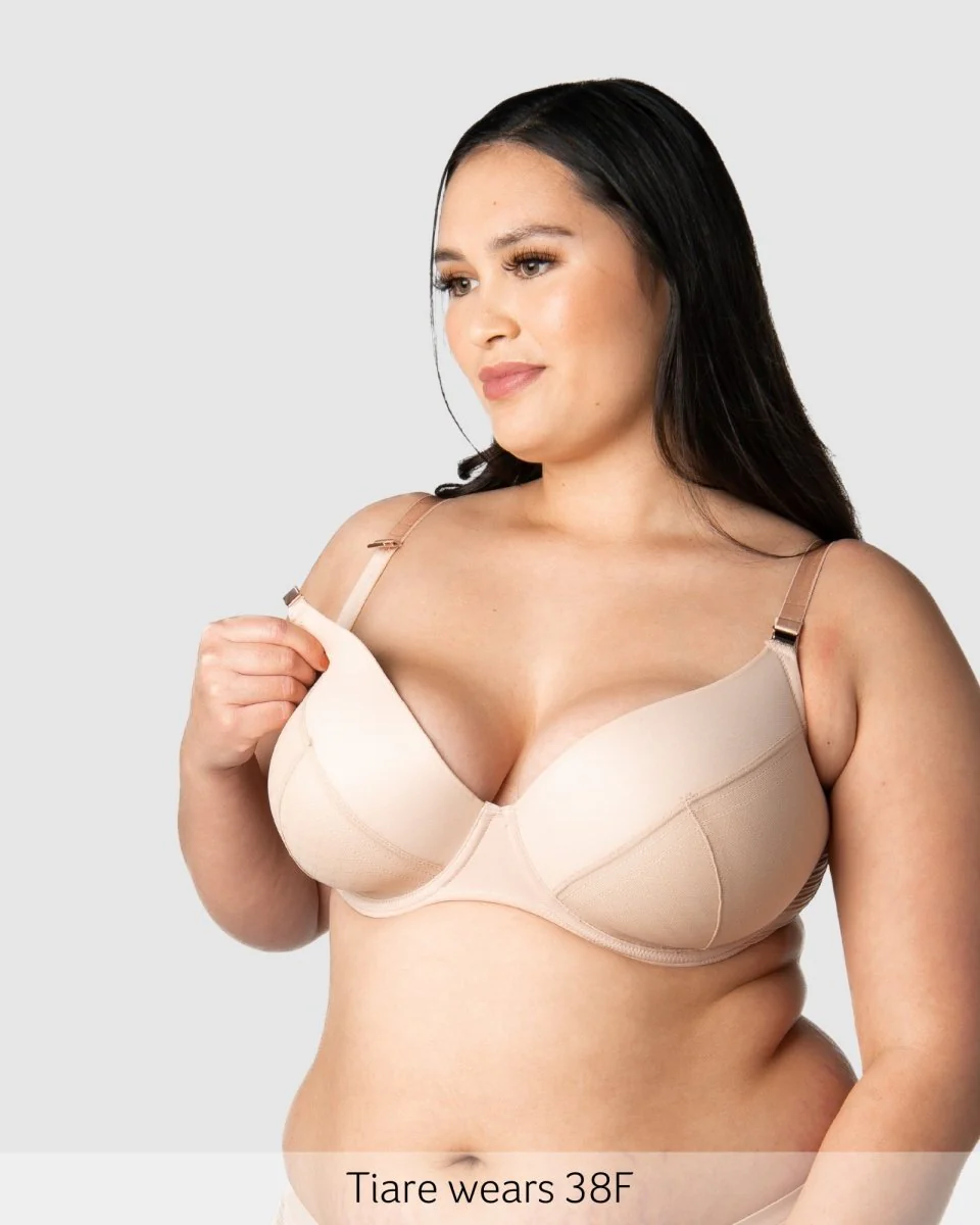 Lunar Eclipse T-Shirt Nursing Bra - Cashmere - Image 5