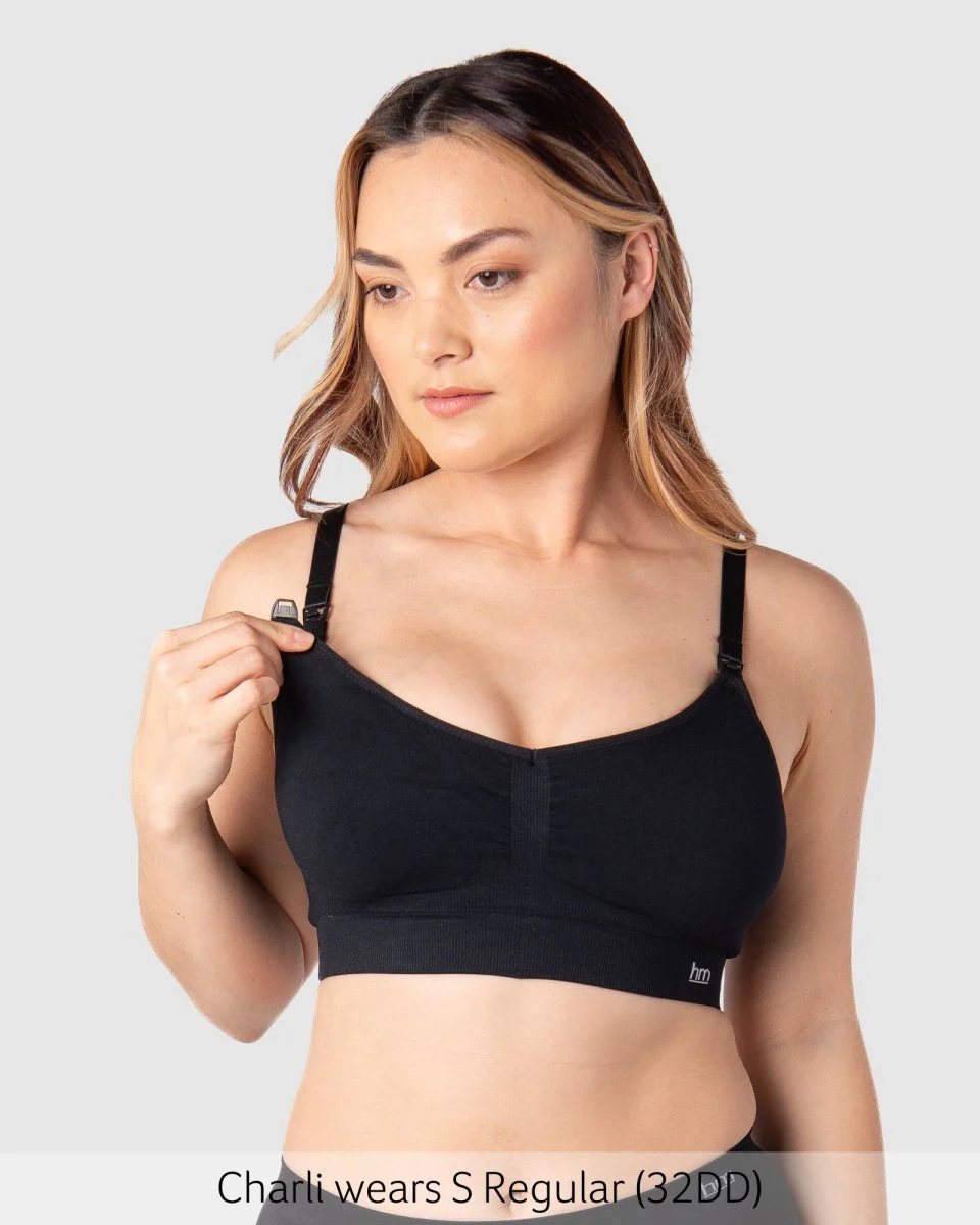 My Necessity 2.0 FlexFit Nursing Bra - Black - Image 3