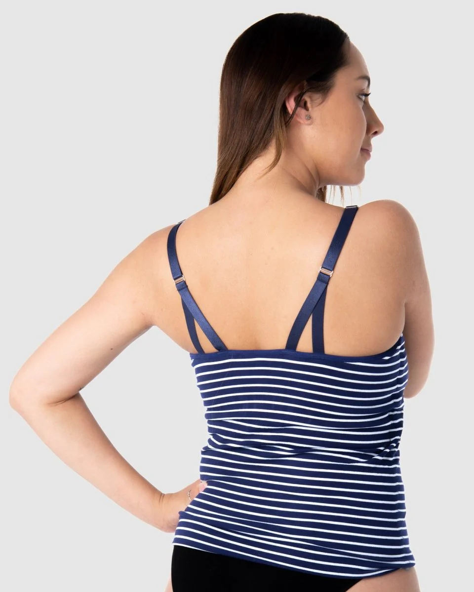 My Necessity Nursing Cami - Navy Stripe - Image 4