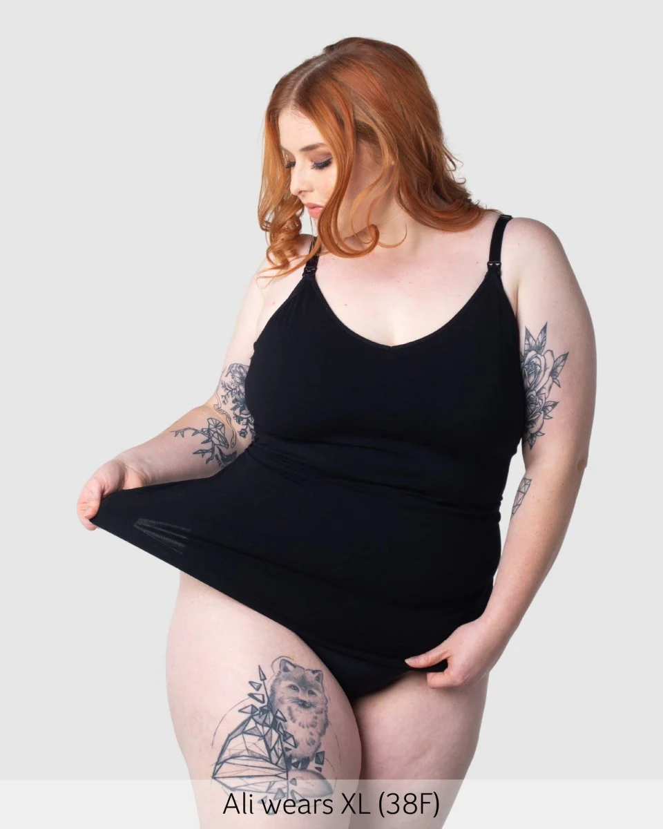 My Necessity FlexFit Nursing Camisole - Black - Image 7