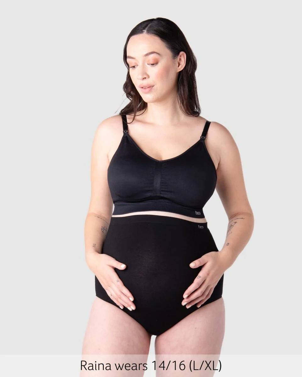 My Necessity Seamless Maternity Brief - Black - Image 4
