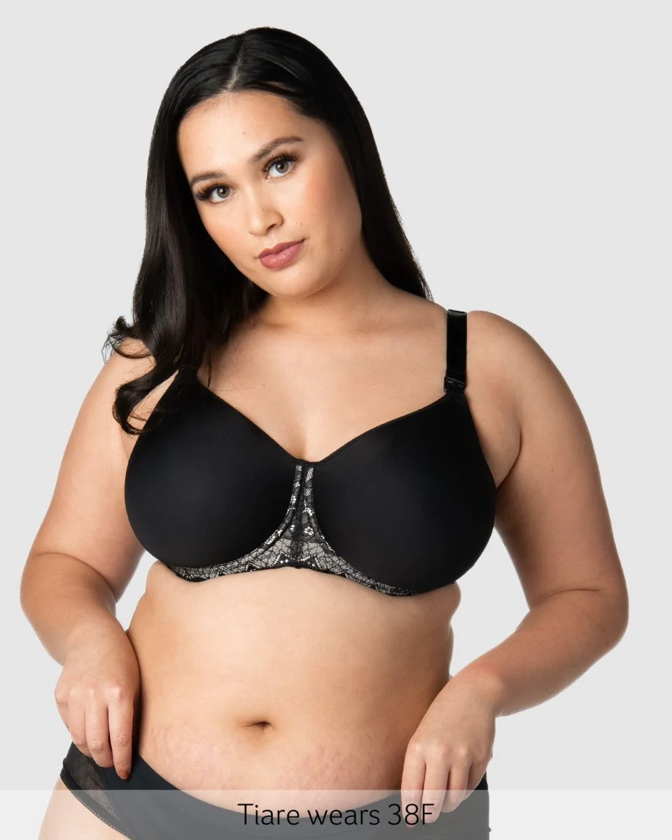 Obsession T-Shirt Nursing Bra - Black - Image 6