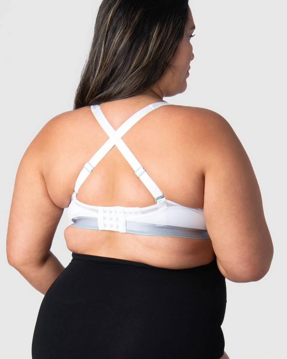 Reactivate Sports Nursing Bra - White - Image 4