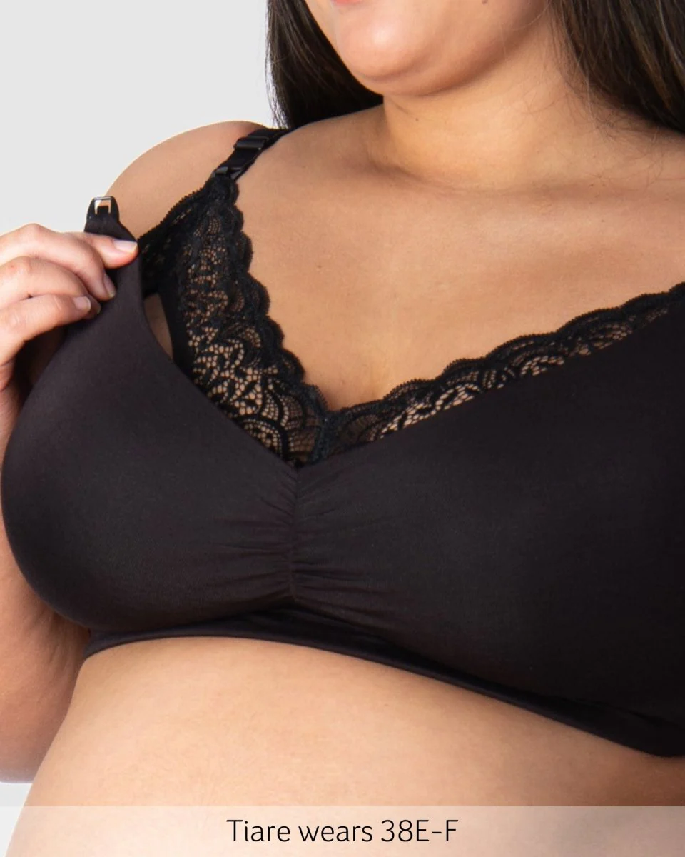Serenity Bamboo Nursing Bra - Black - Image 4