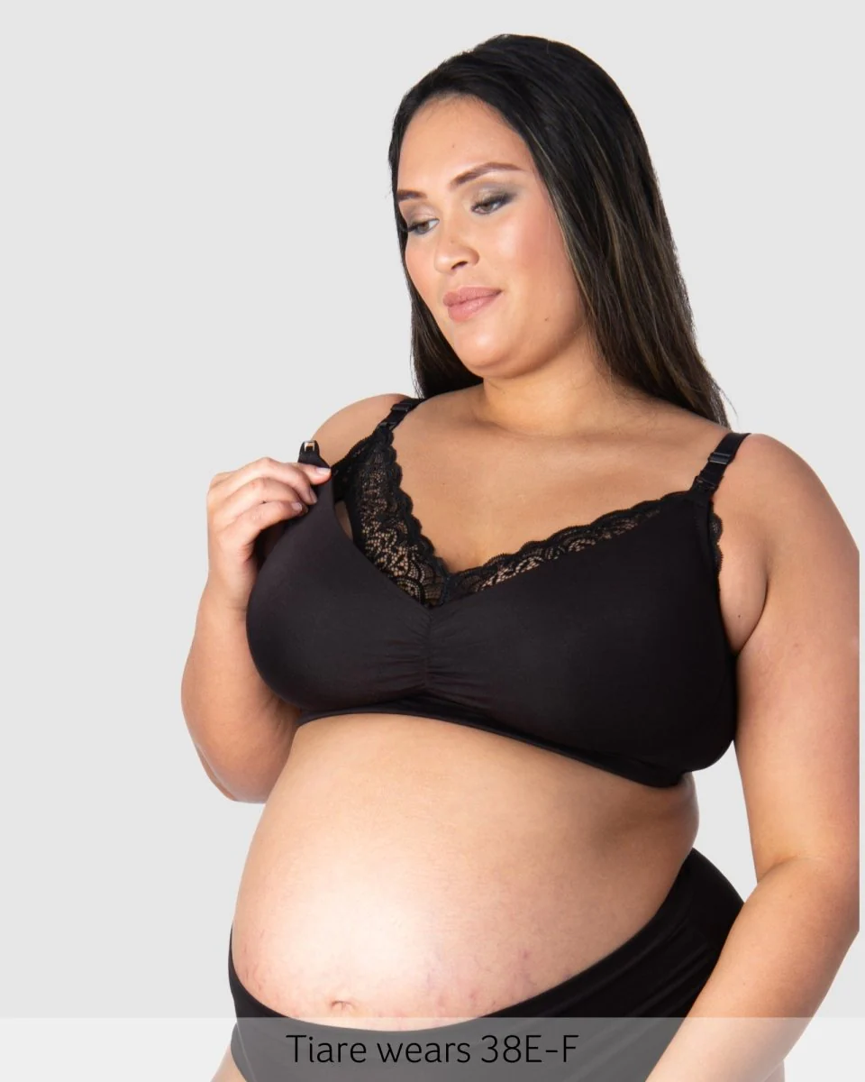 Serenity Bamboo Nursing Bra - Black - Image 5