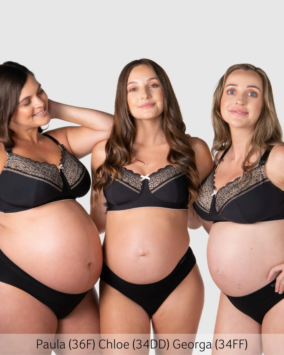 Show Off Full Cup Nursing Bra - Black - Image 10